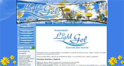 Desktop Screenshot of lightgel.com
