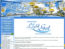 Tablet Screenshot of lightgel.com